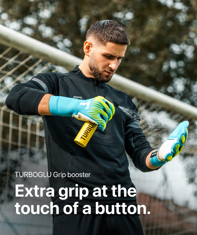 REBEL 2.0 Sky Blue – Goalkeeper Gloves with Gecko Grip