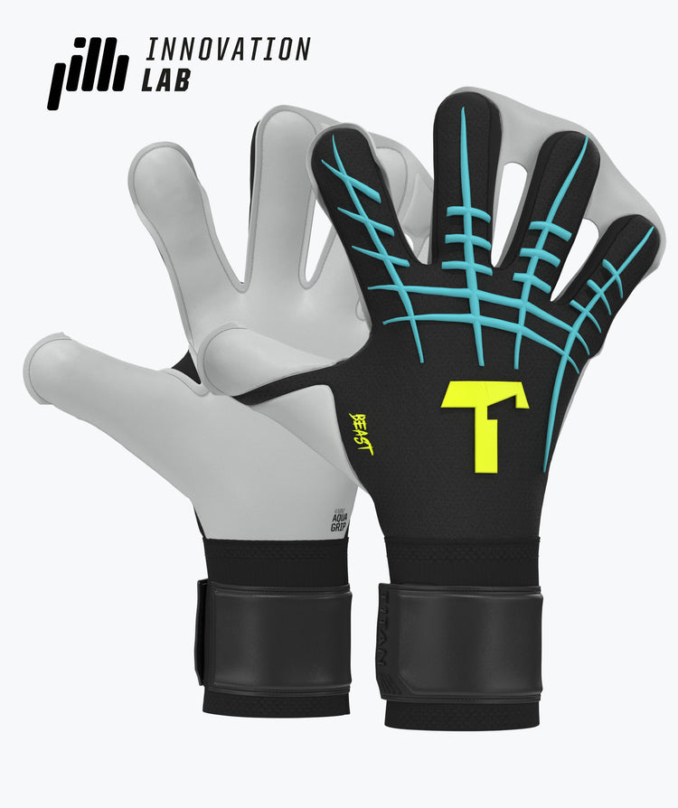 t1tan handschuhe T1TAN Sky Beast 3.0 | Professional goalkeeper gloves with Gecko Grip | ultra lightweight knit goalkeeper glove